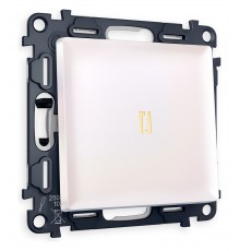 Выключатель одноклавишный с подсветкой без рамки Ambrella Volt MA202010 Quant