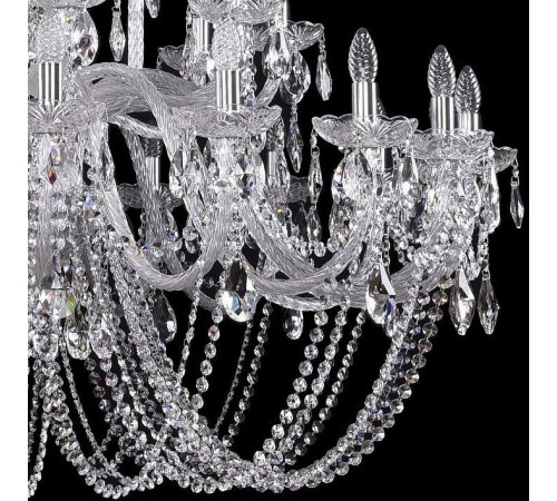 Подвесная люстра Bohemia Ivele Crystal 1402/20+10+5/530/XL-165/Ni 1402