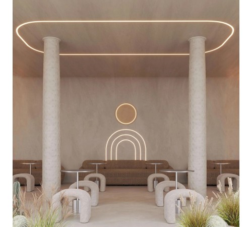 Профиль встраиваемый гибкий Arlight 040331(1) FANTOM-BENT