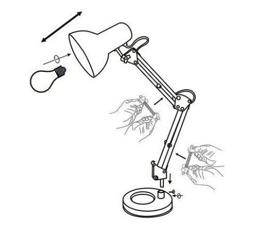 Настольная лампа офисная Globo 24881 Famous