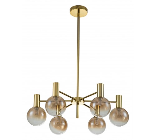 Люстра на штанге Indigo 13015/6R Gold Collana
