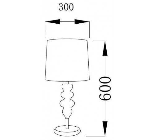 Настольная лампа декоративная Lucia Tucci BRISTOL T897.1 Bristol 8