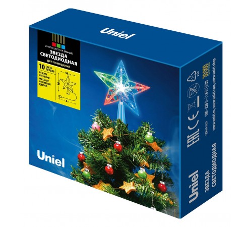 Верхушка на елку Звезда UL-00005491