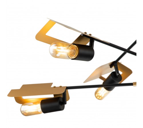 Люстра на штанге Indigo 10004/6R Black Severo