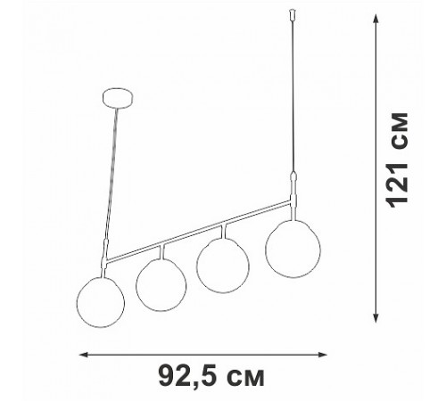 Подвесной светильник Vitaluce V46920-8/4S V46920
