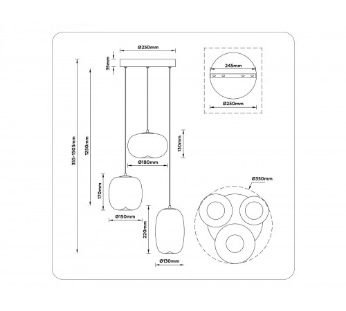 Подвесной светильник Ambrella Light LH11099 LH