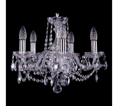 Подвесная люстра Bohemia Ivele Crystal 1402/5/141/Ni 1402