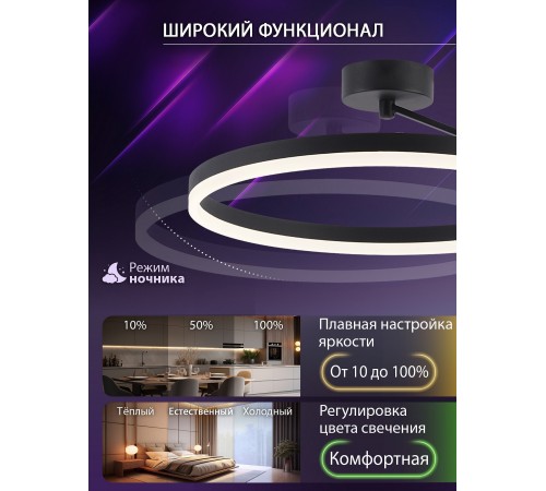 Светильник на штанге Natali Kovaltseva LED LAMPS 81121/2C FINAM