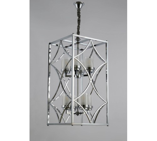 Подвесная люстра LUMINA DECO LDP 1223-8 CHR Quadrato