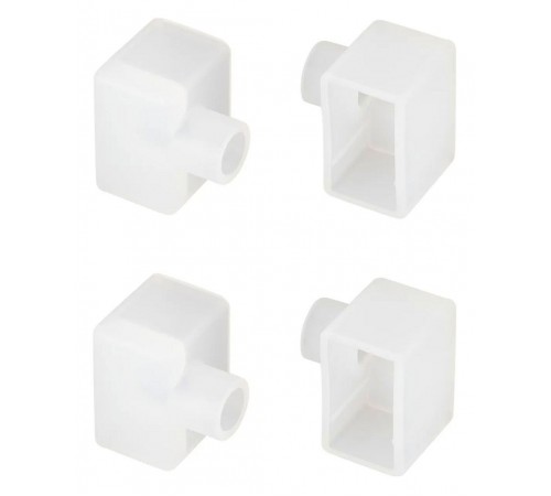 Набор заглушек для профиля с отверстием Arlight 040856 WPH