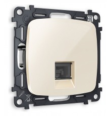 Розетка Ethernet RJ-45 и со шторками, без рамки Ambrella Volt MO312010 Quant