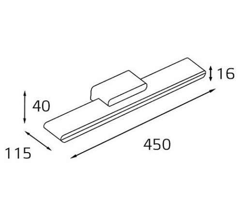 Подсветка для зеркала Italline IT01-1088/45 white IT01-1088