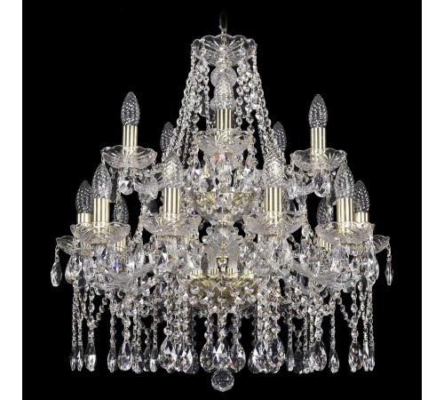 Подвесная люстра Bohemia Ivele Crystal 1413/10+5/200/2d/G 1413