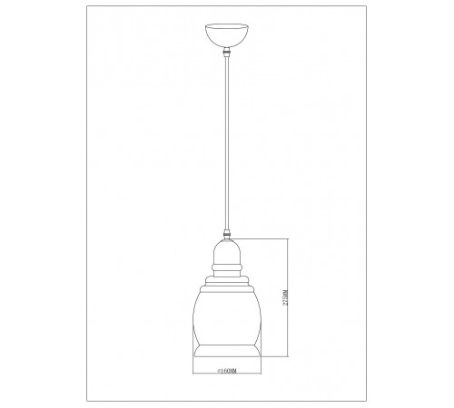 Подвесной светильник Escada 1101/1 Fireside