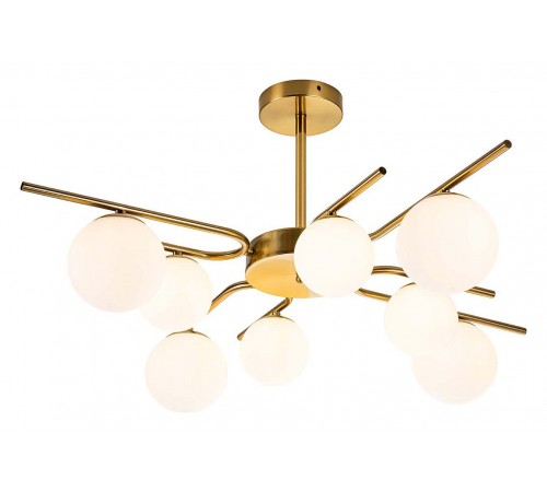 Люстра на штанге Escada 642/8P Brass Sphere