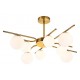 Люстра на штанге Escada 642/8P Brass Sphere