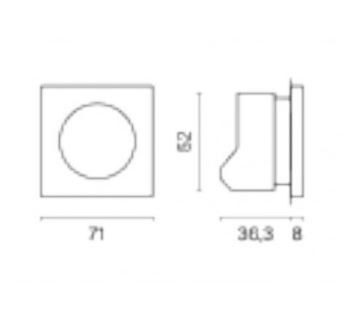 Диммер без рамки Voltum VLS070305 S70