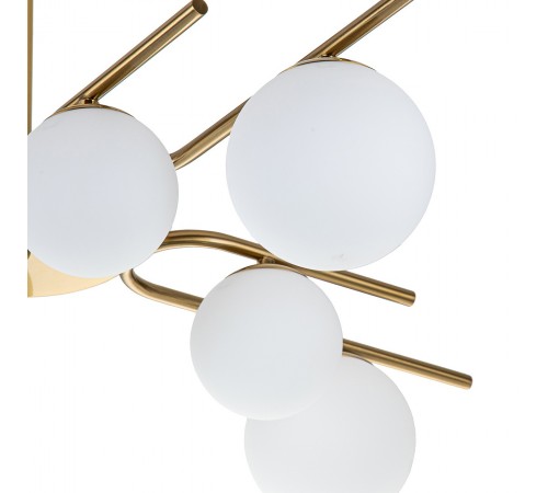 Люстра на штанге Escada 642/8P Brass Sphere