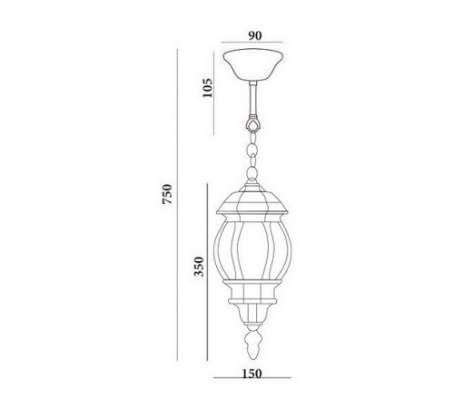 Подвесной светильник Feron 11248 8105