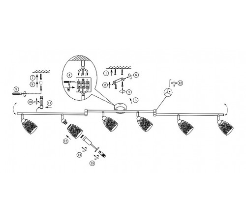 Спот Globo 56023-6 Crash