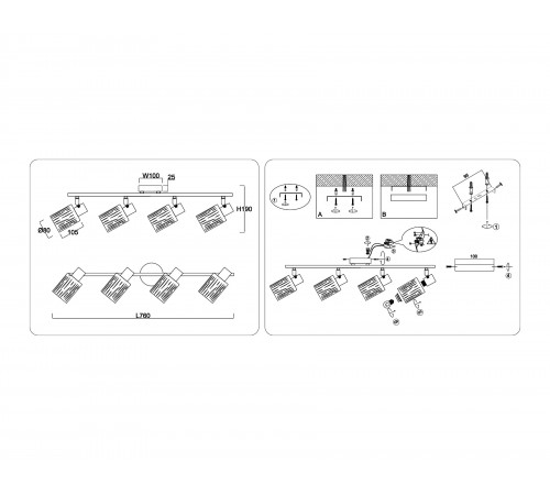 Спот Ambrella Light TR8666 TR