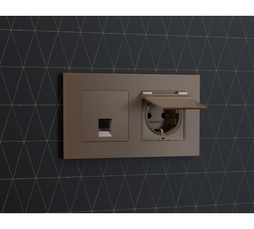 Рамка на 2 поста Ambrella Volt AF250632 Qubi