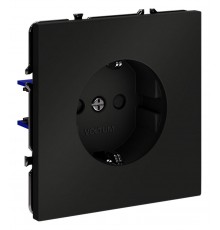 Розетка с заземлением и со шторкой, без рамки Voltum VLS040208 S70