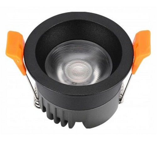 Встраиваемый светильник iLedex Technical 107-7W-D64-3000K-24DG-BK Mars