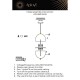 Подвесной светильник Aployt APL.860.06.06 Ludovica