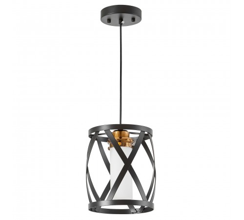 Подвесной светильник LUMINA DECO LDP 1242-1 BK+MD ASTILA