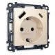 Розетка с заземлением и 2хUSB type A и C, без рамки Ambrella Volt MA330010 Quant