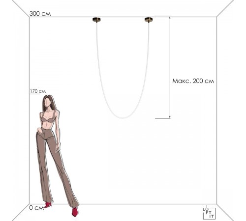 Подвесной светильник Loft it 10230/4000 Lori