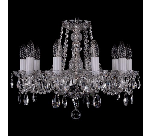 Подвесная люстра Bohemia Ivele Crystal 1402/10/160/Ni 1402