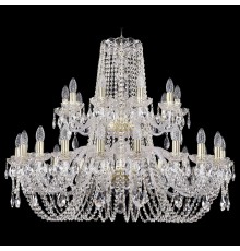 Подвесная люстра Bohemia Ivele Crystal 1402/20+10/360/2d/G 1402