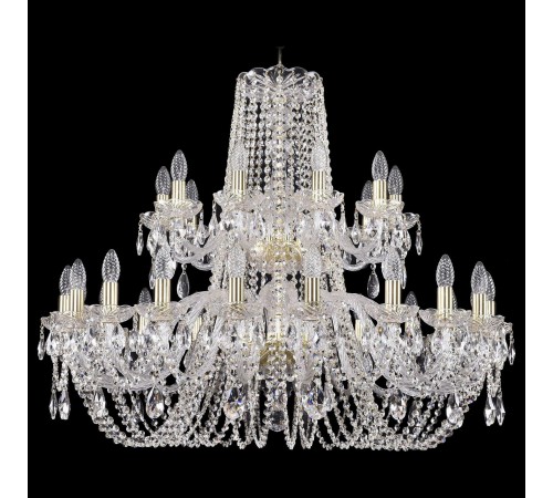 Подвесная люстра Bohemia Ivele Crystal 1402/20+10/360/2d/G 1402