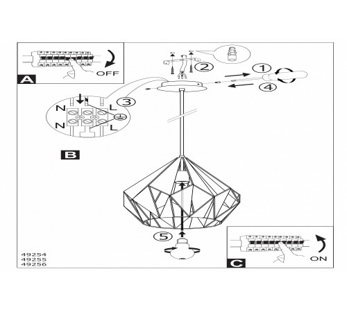 Подвесной светильник Eglo 49254 Carlton 1