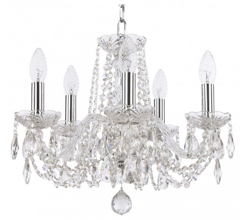 Подвесная люстра Bohemia Ivele Crystal 1402/5/141/Ni 1402