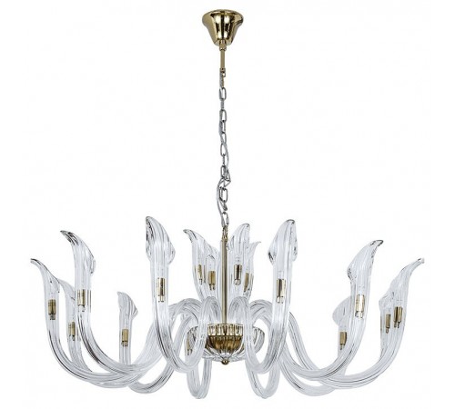 Подвесная люстра Newport 3654+12/C gold 3650