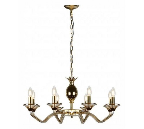 Подвесная люстра iLamp YT2049-8 GD+COG Flo