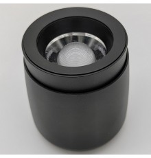 Накладной светильник iLedex 114-12W-D90-4K-ZOOM-BK Metrica