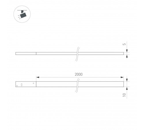 Встраиваемый светильник гибкий Arlight 043251 MAG-MICROCOSM
