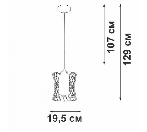 Подвесной светильник Vitaluce V2843-0/1S V2843