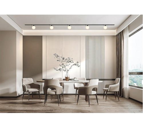 Светильник на штанге iLedex Technical 4825-046-D120-6W-340DG-3000K-BK VISION48/25