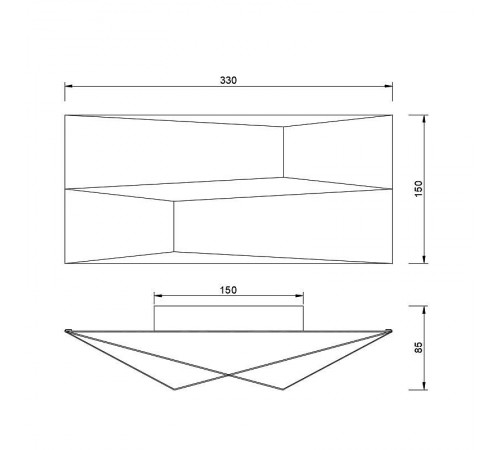 Накладной светильник Mantra 8159 Fuji