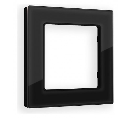 Рамка на 1 пост Ambrella Volt AF380801 Platos Стекло натуральное