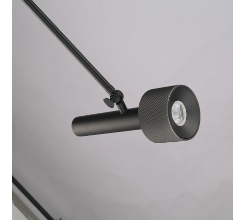 Светильник на штанге iLedex Technical 2361-1 BK+GRP Delta