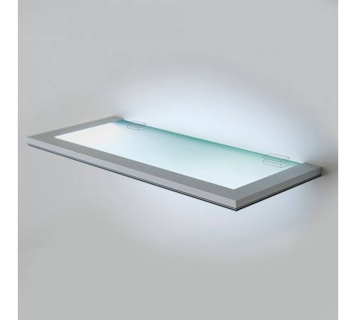 Профиль встраиваемый мебельный Arlight 019191 KLUS-GLASS-810-2000 ANOD