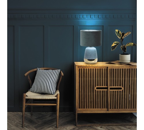 Настольная лампа декоративная Escada 10200/L Blue Hestia