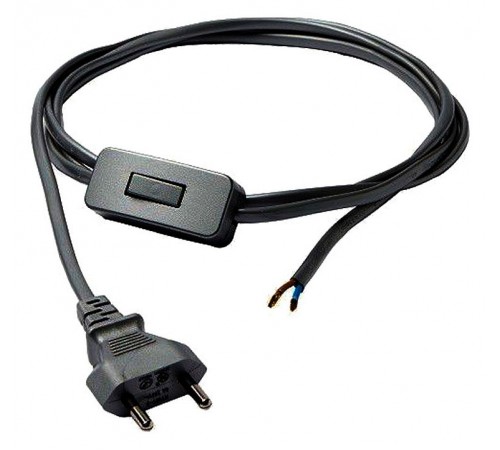 Сетевой провод с выключателем Nowodvorski 8611 Cameleon Cable WITH SWITCH BL