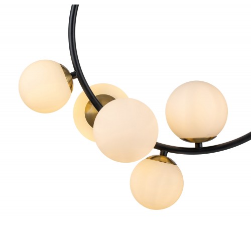 Подвесной светильник Indigo 11002/6P Black Nuvole